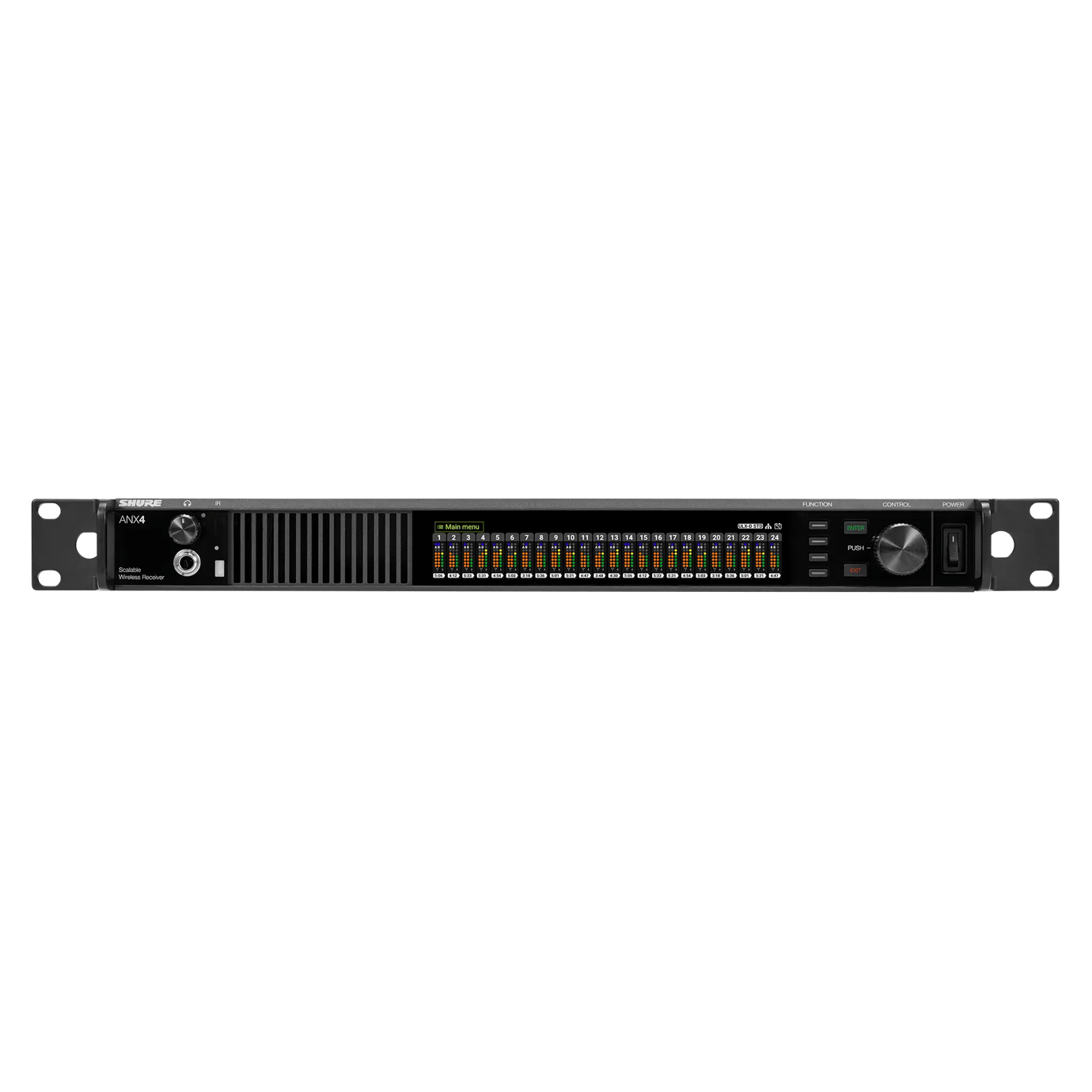 ANX4适用于Axient® Digital和ULX-D®数字无线系统的可扩展无线接收机