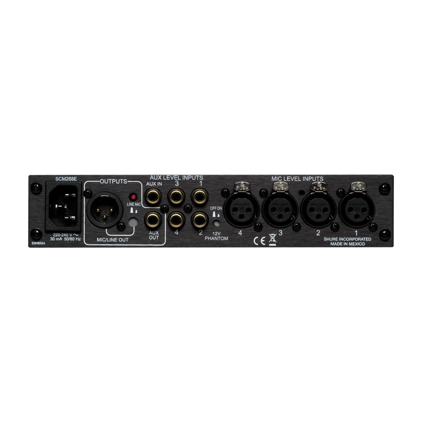 SCM268 四通道话筒混音器